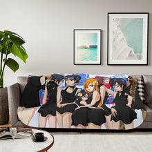 Load image into Gallery viewer, Bleach Rukia Kuchiki, Orihime Inoue Sherpa Blanket