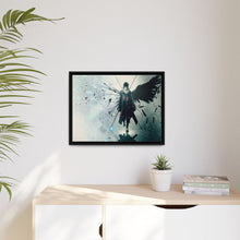 Load image into Gallery viewer, Saskey the hatred on its purest form Canvas Framed Art Print