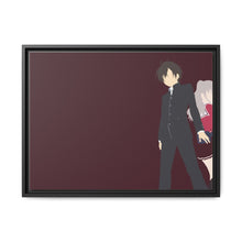 Load image into Gallery viewer, Yū Otosaka and Nao Tomori Together Minimalist Canvas Framed Art Print