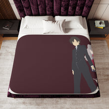 Load image into Gallery viewer, Yū Otosaka and Nao Tomori Together Minimalist Sherpa Blanket