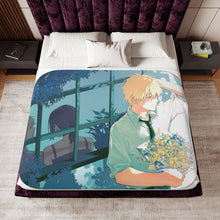 Load image into Gallery viewer, Anime Chainsaw Man Sherpa Blanket
