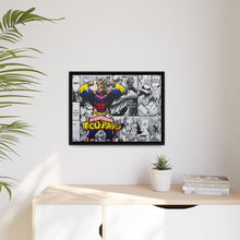 Load image into Gallery viewer, All Might Manga Canvas Framed Art Print