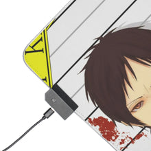 Load image into Gallery viewer, Durarara!! Izaya Orihara RGB LED Mouse Pad (Desk Mat)