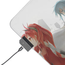 Load image into Gallery viewer, Puella Magi Madoka Magica Homura Akemi, Madoka Kaname, Sayaka Miki, Mami Tomoe RGB LED Mouse Pad (Desk Mat)