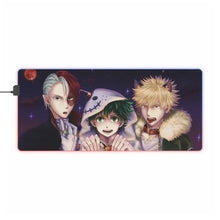 Load image into Gallery viewer, My Hero Academia Izuku Midoriya, Katsuki Bakugou RGB LED Mouse Pad (Desk Mat)