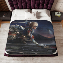 Load image into Gallery viewer, Violet Evergarden Violet Evergarden, Violet Evergarden Sherpa Blanket