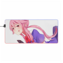 Load image into Gallery viewer, Mirai Nikki Yuno Gasai RGB LED Mouse Pad (Desk Mat)