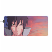 Load image into Gallery viewer, Sasuke Uchiha RGB LED Mouse Pad (Desk Mat)