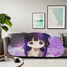 Load image into Gallery viewer, Eru Chitanda Face Sherpa Blanket