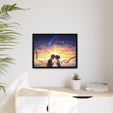 Load image into Gallery viewer, Anime Your Name. Canvas Framed Art Print
