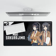 Load image into Gallery viewer, Mai Sakurajima Mouse Pad (Desk Mat)