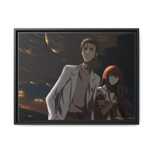Load image into Gallery viewer, Makise Kurisu & Rintaro Okabe Canvas Framed Art Print