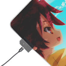 Load image into Gallery viewer, Sora x Shiro RGB LED Mouse Pad (Desk Mat)