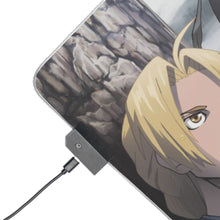 Load image into Gallery viewer, Alphonse Elric Edward Elric RGB LED Mouse Pad (Desk Mat)