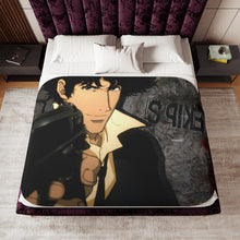 Load image into Gallery viewer, Anime Cowboy Bebop Sherpa Blanket