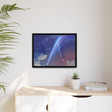 Load image into Gallery viewer, Anime Your Name. Canvas Framed Art Print