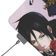 Load image into Gallery viewer, Black Butler RGB LED Mouse Pad (Desk Mat)
