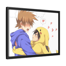 Load image into Gallery viewer, Red X Green Canvas Framed Art Print