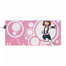 Load image into Gallery viewer, Uraraka RGB LED Mouse Pad (Desk Mat)
