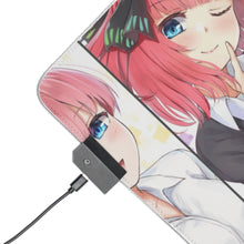 Load image into Gallery viewer, The Quintessential Quintuplets Miku Nakano, Itsuki Nakano, Nino Nakano, Yotsuba Nakano, Ichika Nakano RGB LED Mouse Pad (Desk Mat)