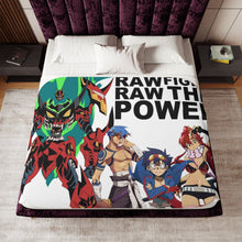 Load image into Gallery viewer, Raw Raw Fight The Power Sherpa Blanket