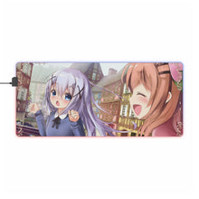Load image into Gallery viewer, Is the Order a Rabbit? RGB LED Mouse Pad (Desk Mat)