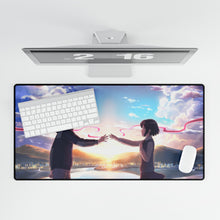Load image into Gallery viewer, Taki and Mitsuha (Your Name) Mouse Pad (Desk Mat)