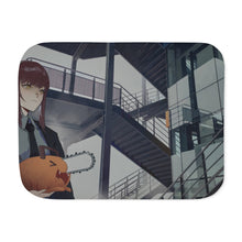 Load image into Gallery viewer, Anime Chainsaw Man Sherpa Blanket