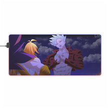 Load image into Gallery viewer, Ban Vs Meliodas ( Demon King) RGB LED Mouse Pad (Desk Mat)