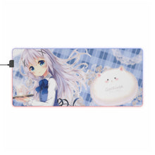 Load image into Gallery viewer, Chino Kafuu, Tippy RGB LED Mouse Pad (Desk Mat)