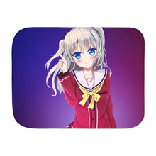 Load image into Gallery viewer, Nao Tomori smile Sherpa Blanket