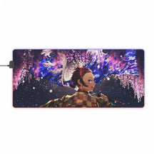 Load image into Gallery viewer, Demon Slayer: Kimetsu No Yaiba RGB LED Mouse Pad (Desk Mat)