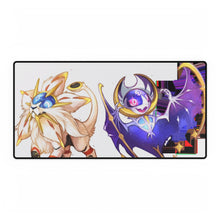 Load image into Gallery viewer, Chibi Solgaleo and Lunala Mouse Pad (Desk Mat)