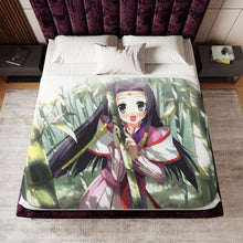 Load image into Gallery viewer, Kaguya Sumeragi Sherpa Blanket