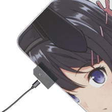 Load image into Gallery viewer, Rascal Does Not Dream Of Bunny Girl Senpai RGB LED Mouse Pad (Desk Mat)