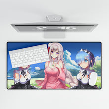 Load image into Gallery viewer, Ram, Emilia & Rem Mouse Pad (Desk Mat)