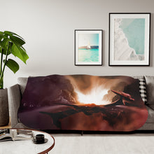 Load image into Gallery viewer, Anime Cowboy Bebop Sherpa Blanket