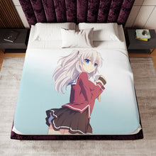 Load image into Gallery viewer, Nao Tomori looking back Sherpa Blanket