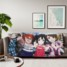 Load image into Gallery viewer, Love Live! Maki Nishikino, Kotori Minami, Umi Sonoda, Honoka Kousaka, Rin Hoshizora Sherpa Blanket