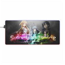 Load image into Gallery viewer, Sword Art Online Asuna Yuuki, Yui RGB LED Mouse Pad (Desk Mat)