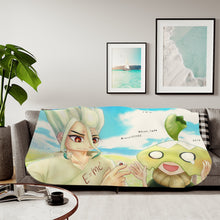 Load image into Gallery viewer, Anime Dr. Stone Sherpa Blanket