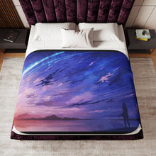 Load image into Gallery viewer, Anime Your Name. Sherpa Blanket