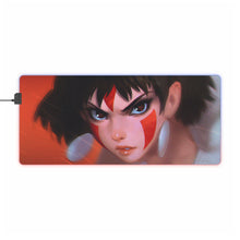 Load image into Gallery viewer, Princess Mononoke RGB LED Mouse Pad (Desk Mat)