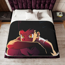 Load image into Gallery viewer, Gon Freecss Sherpa Blanket