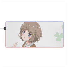 Load image into Gallery viewer, Rascal Does Not Dream Of Bunny Girl Senpai RGB LED Mouse Pad (Desk Mat)