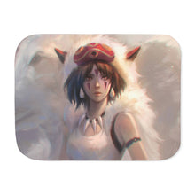 Load image into Gallery viewer, Princess Mononoke Sherpa Blanket
