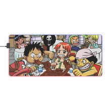 Load image into Gallery viewer, One Piece Monkey D. Luffy, Roronoa Zoro, Sanji, Nico Robin, Nami RGB LED Mouse Pad (Desk Mat)