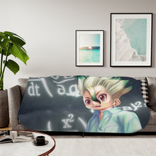 Load image into Gallery viewer, Anime Dr. Stone Sherpa Blanket
