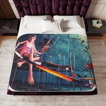 Load image into Gallery viewer, Monogatari (Series) Sherpa Blanket