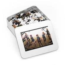 Load image into Gallery viewer, Durarara!! Shizuo Heiwajima, Celty Sturluson, Masaomi Kida, Anri Sonohara Jigsaw Puzzle